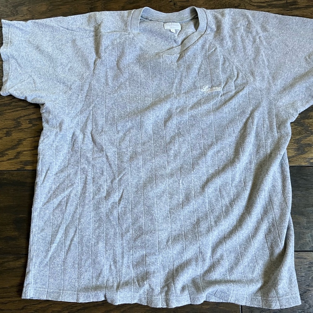 Supreme Gray Short Sleeve rib towel Tee